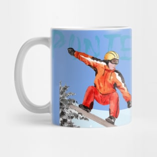 Skiing and snowboarding in Pontedilegno Mug